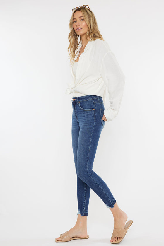 Loretta High Rise Ankle Skinny - Official Kancan USA