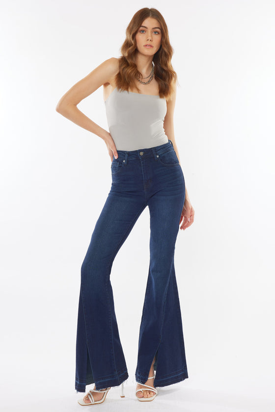 Desiree High Rise Flare Jeans - Official Kancan USA