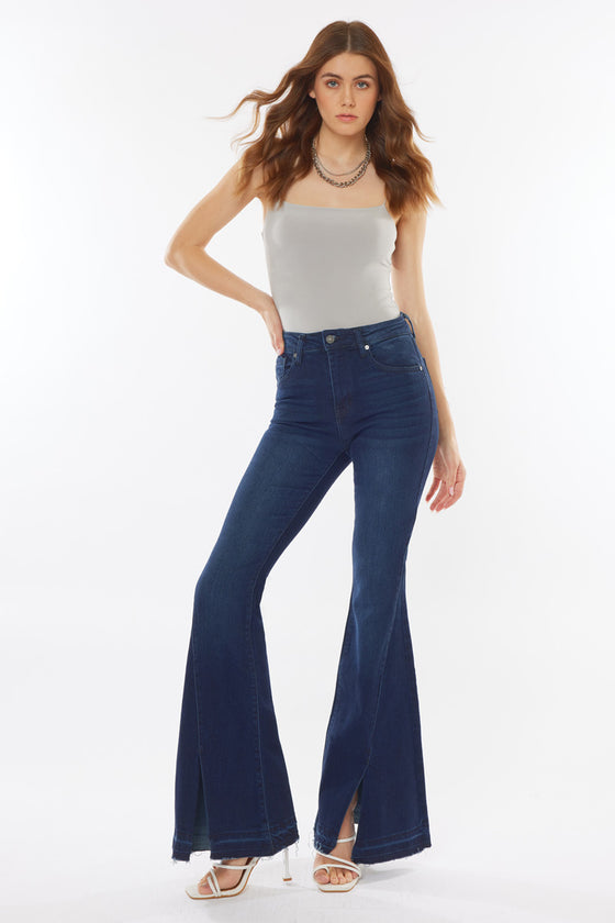 Desiree High Rise Flare Jeans - Official Kancan USA