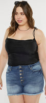 Devon High Rise Shorts (Plus Size) - Official Kancan USA