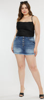 Devon High Rise Shorts (Plus Size) - Official Kancan USA