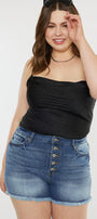 Devon High Rise Shorts (Plus Size) - Official Kancan USA