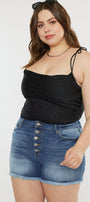 Devon High Rise Shorts (Plus Size) - Official Kancan USA