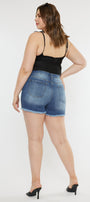 Devon High Rise Shorts (Plus Size) - Official Kancan USA