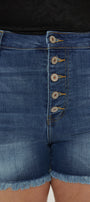 Devon High Rise Shorts (Plus Size) - Official Kancan USA