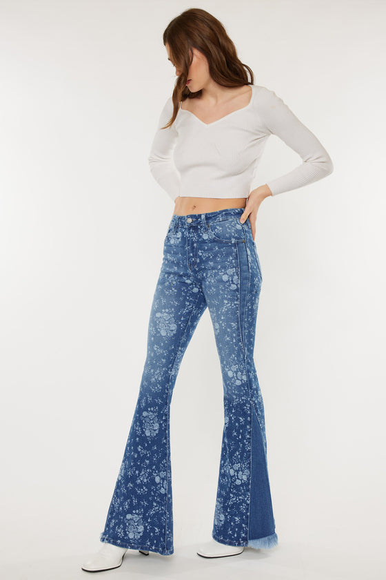 Tyler High Rise Super Flare Jeans - Official Kancan USA