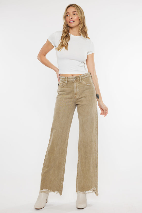 Mikaella Ultra High Rise 90's Flare Jeans - Official Kancan USA