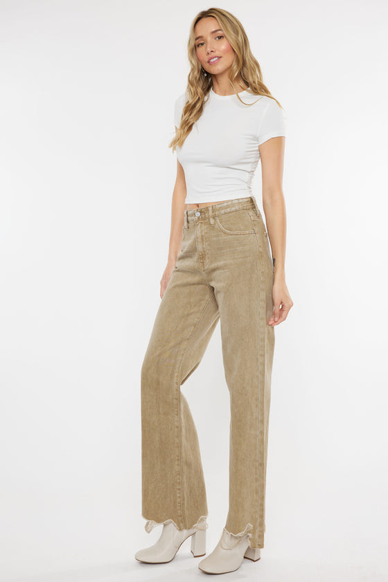 Mikaella Ultra High Rise 90's Flare Jeans - Official Kancan USA