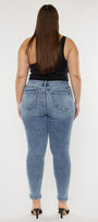 Bellita High Rise Ankle Skinny Jeans (Plus Size) - Official Kancan USA