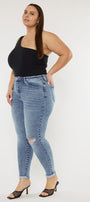 Bellita High Rise Ankle Skinny Jeans (Plus Size) - Official Kancan USA