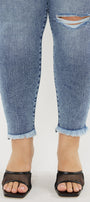 Bellita High Rise Ankle Skinny Jeans (Plus Size) - Official Kancan USA