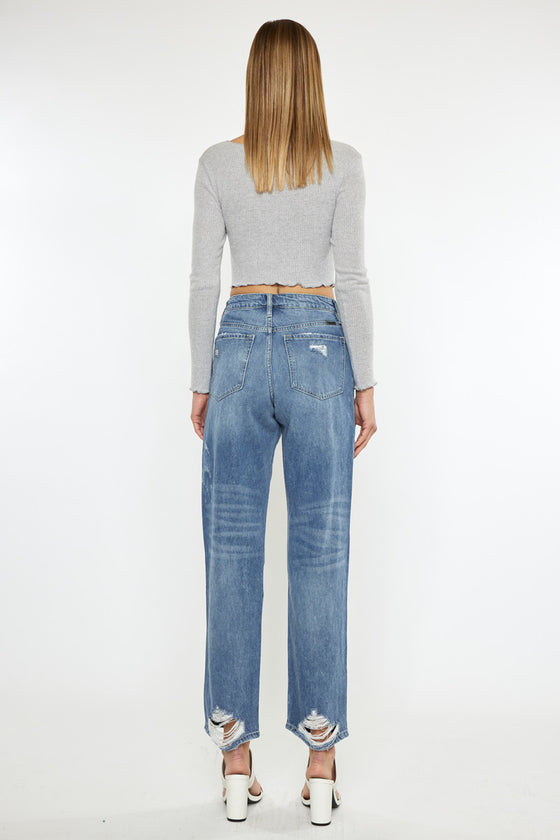 Wrene Ultra High Rise 90's Boyfriend Jeans - Official Kancan USA