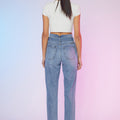 Blossom Ultra High Rise Belted Mom Jeans - Official Kancan USA