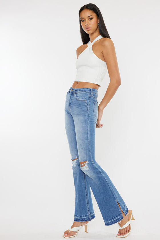 Bailey High Rise Flare Jeans - Official Kancan USA