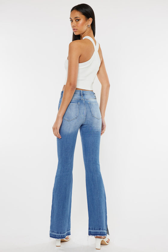 Bailey High Rise Flare Jeans - Official Kancan USA