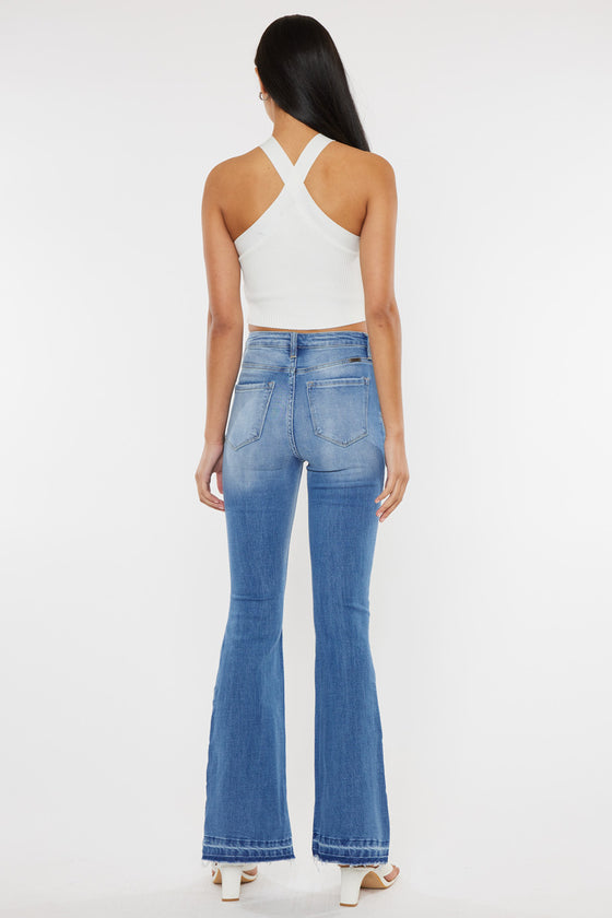 Bailey High Rise Flare Jeans - Official Kancan USA