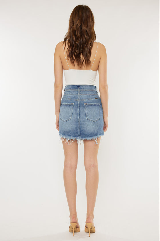 Alana Fringed Hem Mini Skirt - Official Kancan USA
