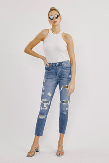  Esmee Ultra High Rise Mom Jeans - Official Kancan USA