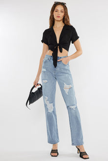  Letitia Ultra High Rise 90's Boyfriend Jeans - Official Kancan USA