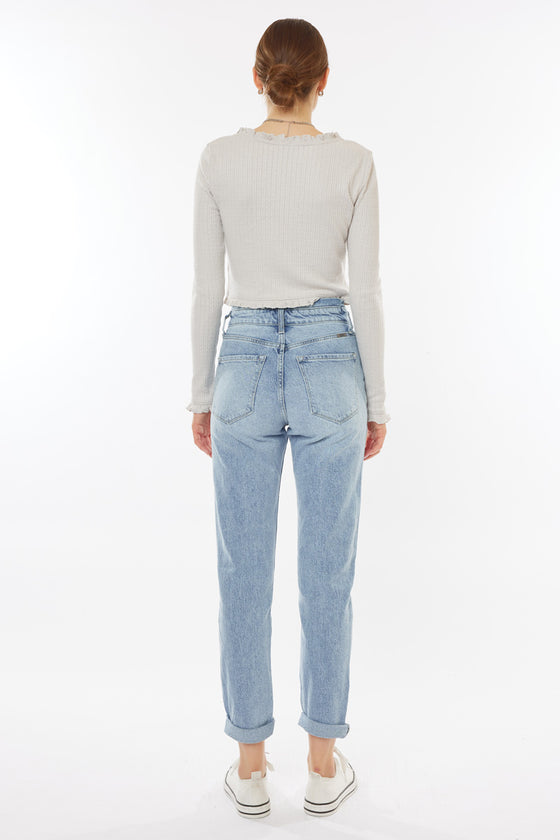 Chantal Ultra High Rise Mom Jeans - Official Kancan USA