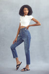 Bronte Ultra High Rise Paperbag Mom Jeans - Official Kancan USA