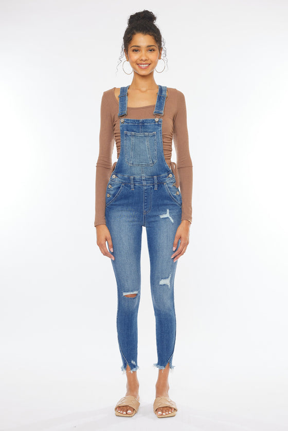 Katarina High Rise Ankle Skinny Overalls - Official Kancan USA