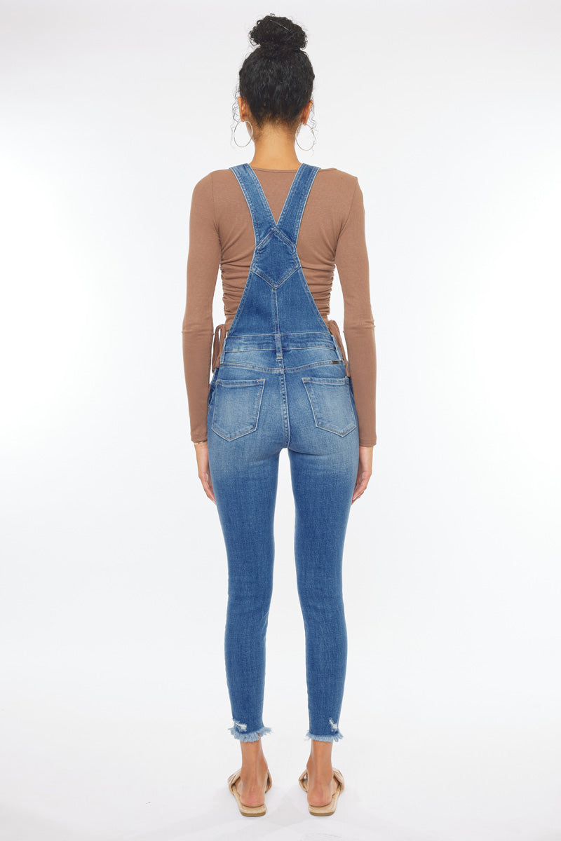 Katarina High Rise Ankle Skinny Overalls - Official Kancan USA