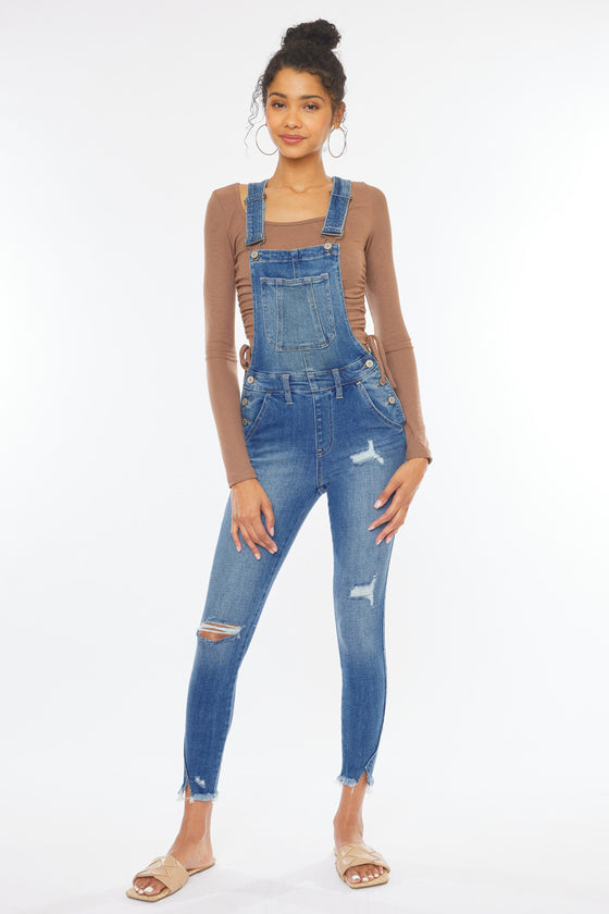 Katarina High Rise Ankle Skinny Overalls - Official Kancan USA