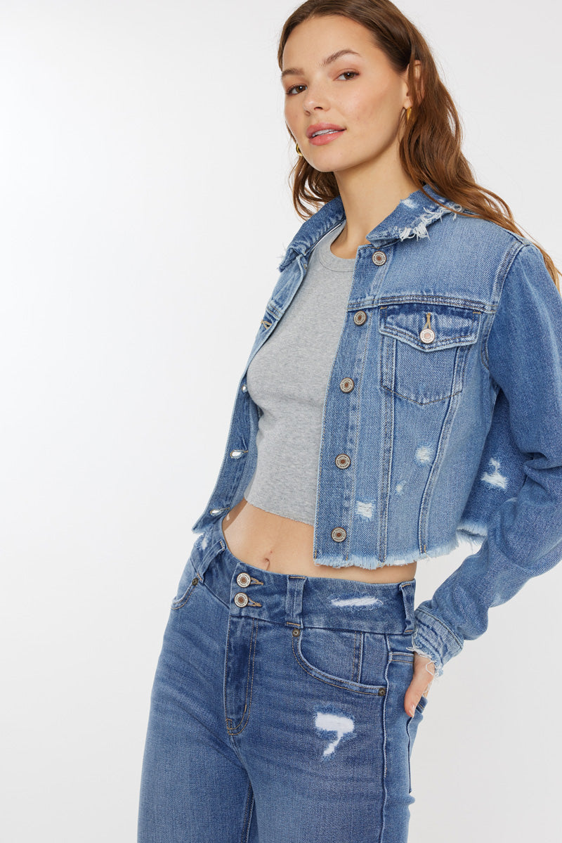Allegra K Womens Denim Vest Beading Pearls Sleeveless Distressed Cropped  Jean Jacket  Target