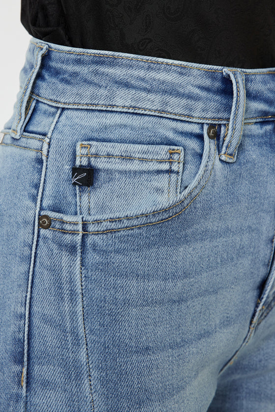 Amayah High Rise Super Flare Jeans - Official Kancan USA