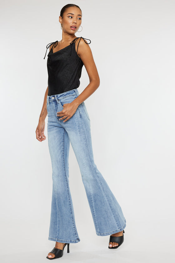 Amayah High Rise Super Flare Jeans - Official Kancan USA