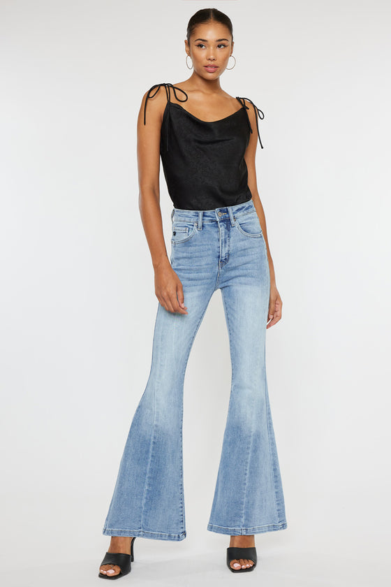 Amayah High Rise Super Flare Jeans - Official Kancan USA
