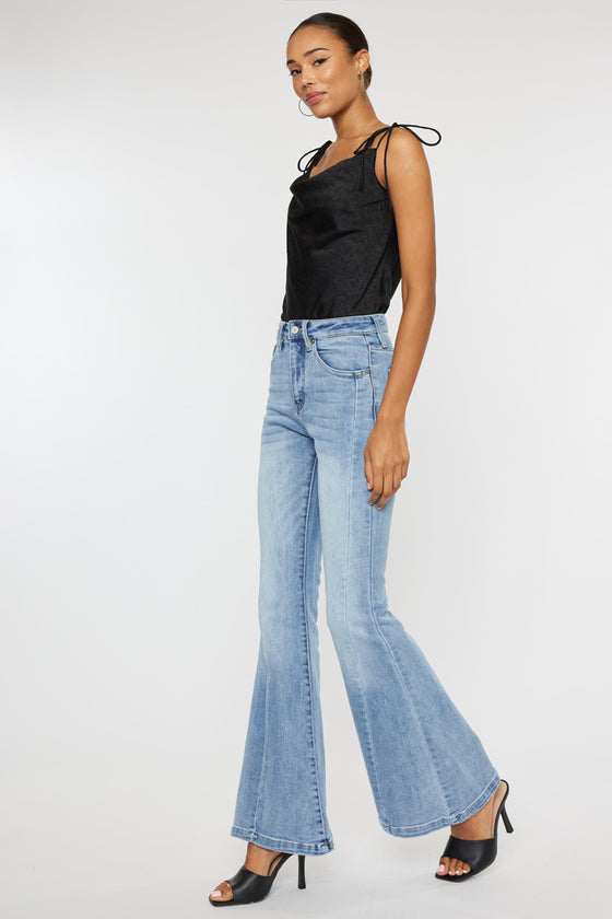 Amayah High Rise Super Flare Jeans - Official Kancan USA