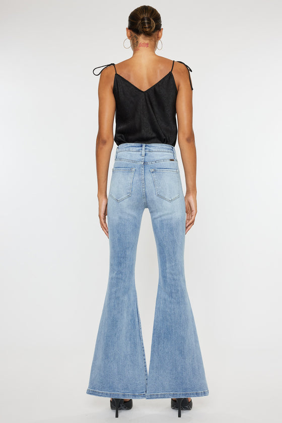 Amayah High Rise Super Flare Jeans - Official Kancan USA