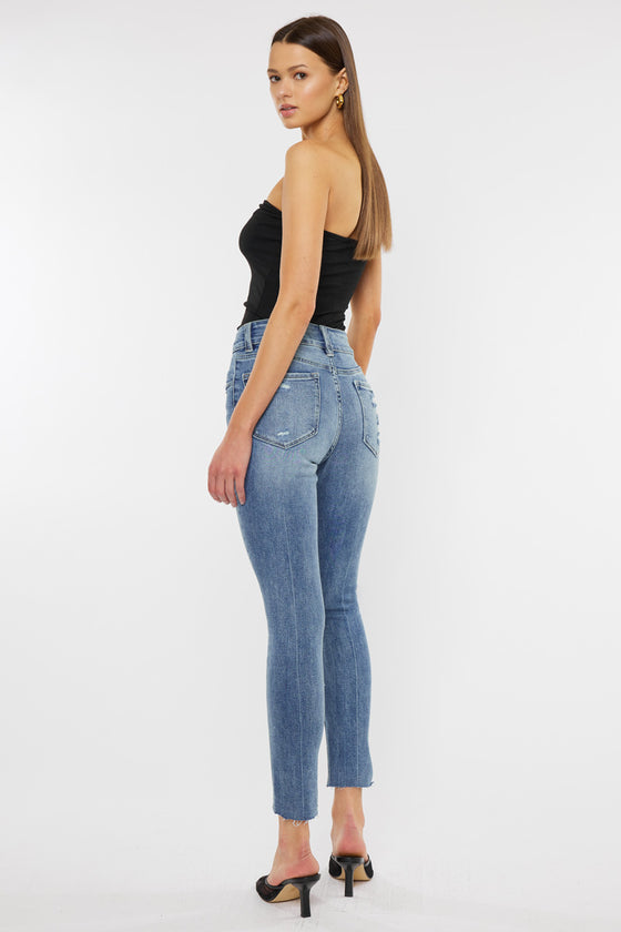 Carson High Rise Cigarette Leg Jeans - Official Kancan USA