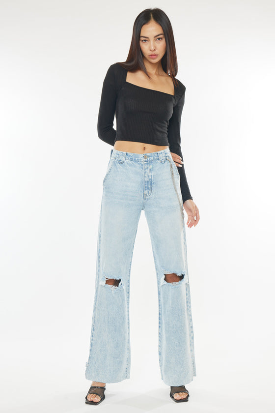 Gigi Ultra High Rise 90's Flare Jeans - Official Kancan USA