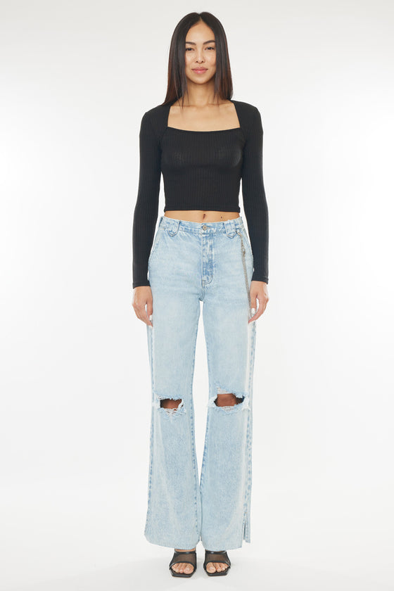 Gigi Ultra High Rise 90's Flare Jeans - Official Kancan USA