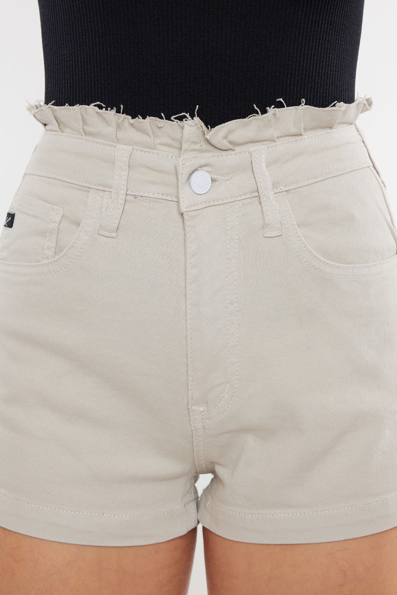 Draya High Rise Ruffle Shorts - Official Kancan USA