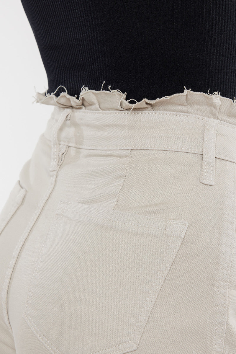 Draya High Rise Ruffle Shorts - Official Kancan USA