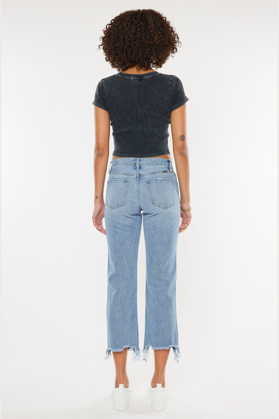 Rania High Rise Straight Leg Jeans - Official Kancan USA