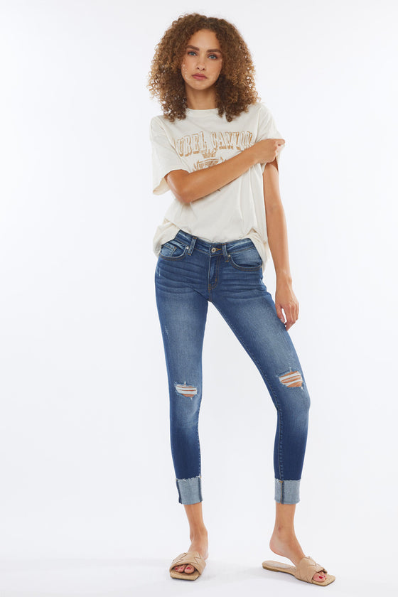 Stella Low Rise Ankle Skinny Jeans - Official Kancan USA