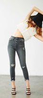 Karlee Ultra High Rise Ankle Skinny Jeans - Official Kancan USA