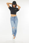 Delilah High Rise Ankle Skinny Jeans - Official Kancan USA