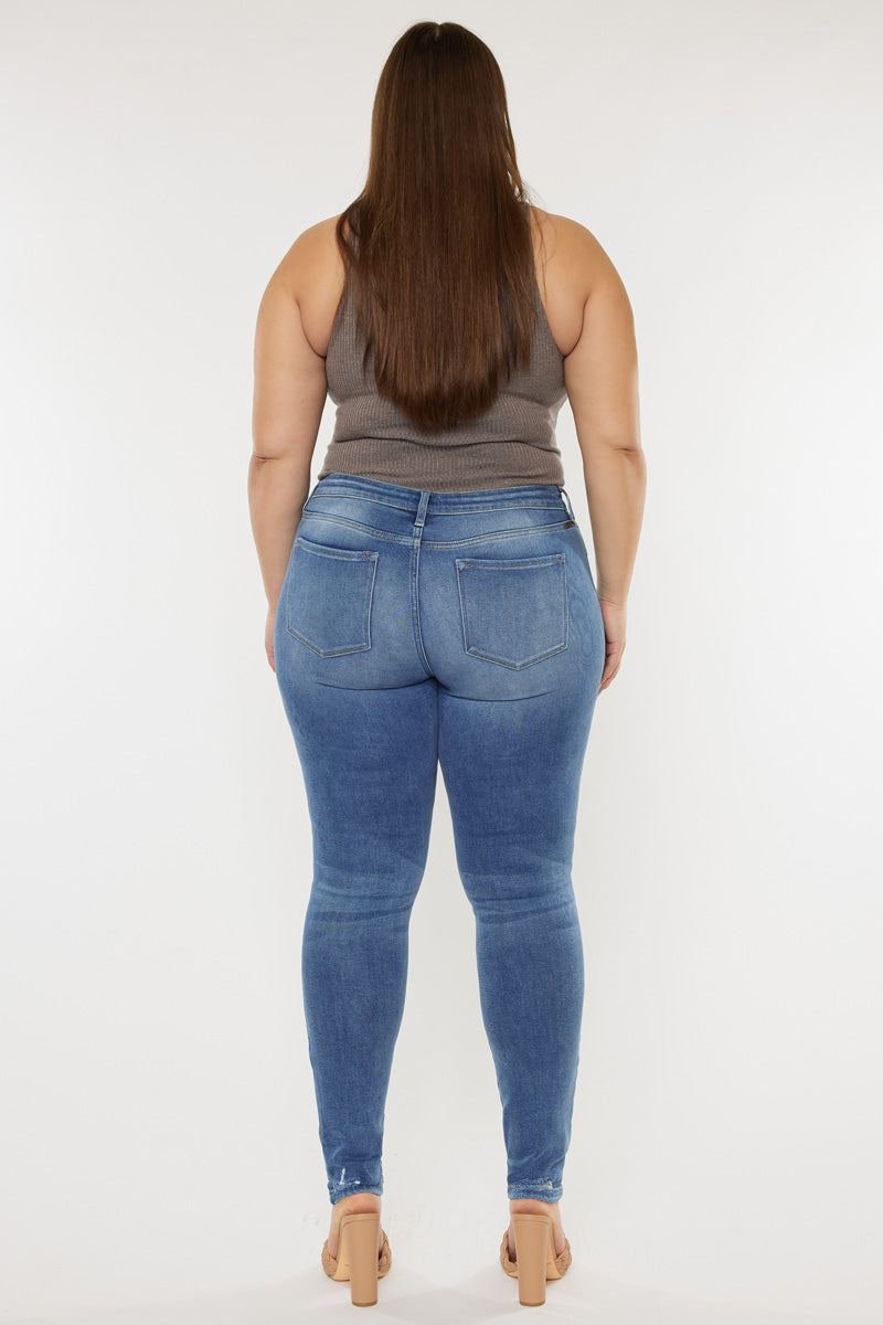 Storm High Rise Super Skinny Jeans (Plus Size) - Official Kancan USA
