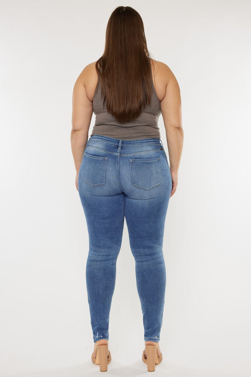 Storm High Rise Super Skinny Jeans (Plus Size) – Kancan USA