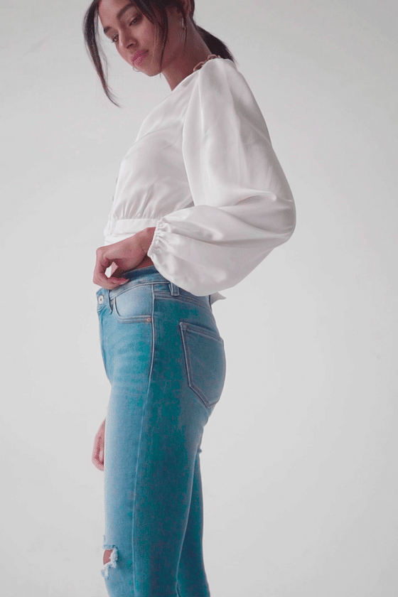 Serena High Rise Ankle Skinny Jeans - Official Kancan USA