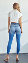 Serena High Rise Ankle Skinny Jeans - Official Kancan USA