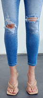 Serena High Rise Ankle Skinny Jeans - Official Kancan USA