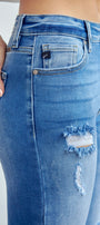 Serena High Rise Ankle Skinny Jeans - Official Kancan USA