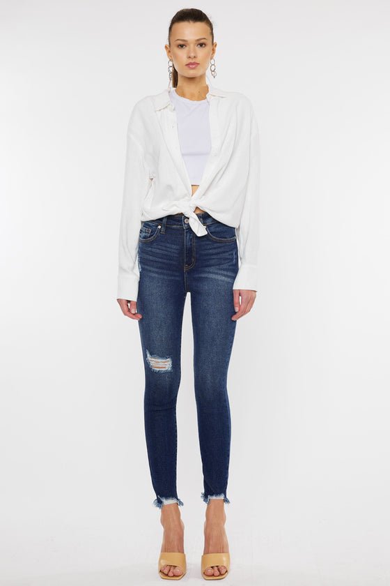 Phoenix High Rise Ankle Skinny Jeans - Official Kancan USA